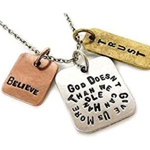 Inspirational Religious Christian Necklace